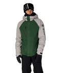 MENS GORE-TEX CORE SHELL JACKET - LIGHT GREY COLORBLOCK
