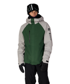 MENS GORE-TEX CORE SHELL JACKET - LIGHT GREY COLORBLOCK
