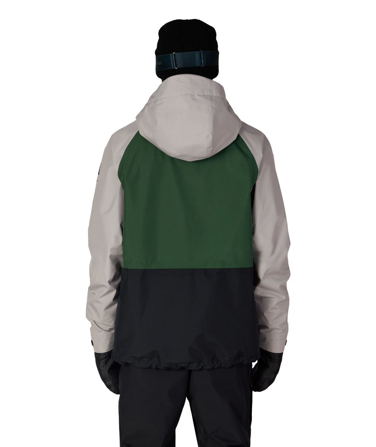 MENS GORE-TEX CORE SHELL JACKET - LIGHT GREY COLORBLOCK