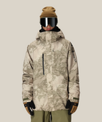 MENS GORE-TEX CORE SHELL JACKET - LIMESTONE HEMISPHERE PRINT