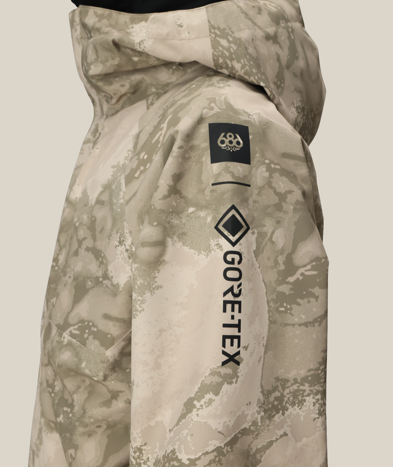 MENS GORE-TEX CORE SHELL JACKET - LIMESTONE HEMISPHERE PRINT
