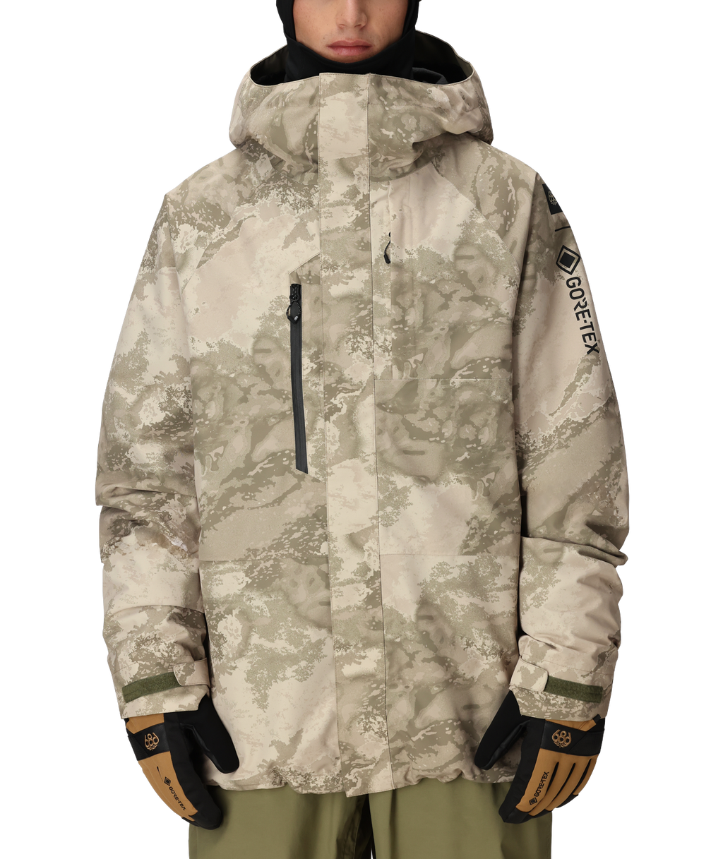 MENS GORE-TEX CORE SHELL JACKET - LIMESTONE HEMISPHERE PRINT