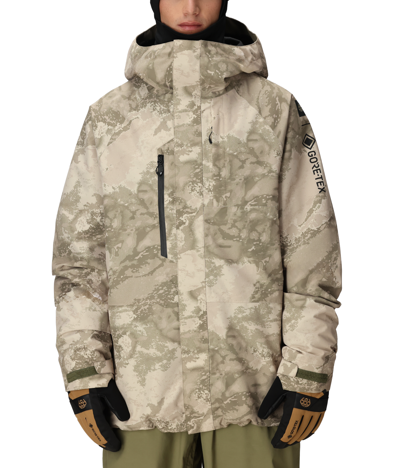 MENS GORE-TEX CORE SHELL JACKET - LIMESTONE HEMISPHERE PRINT