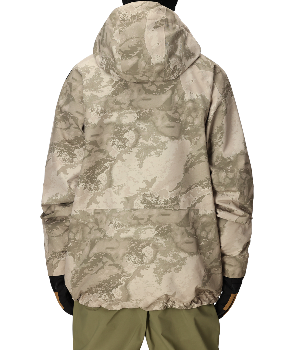 MENS GORE-TEX CORE SHELL JACKET - LIMESTONE HEMISPHERE PRINT