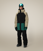 MENS GORE-TEX CORE SHELL JACKET - SAGE COLORBLOCK