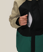 MENS GORE-TEX CORE SHELL JACKET - SAGE COLORBLOCK