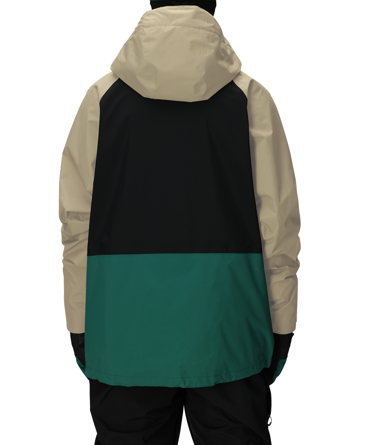 MENS GORE-TEX CORE SHELL JACKET - SAGE COLORBLOCK