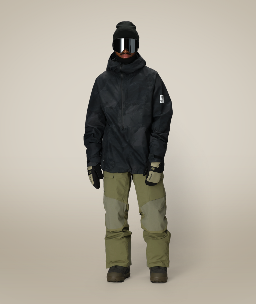 MENS GORE-TEX FRAGMENT SHELL ANORAK - BLACK HEMISPHERE