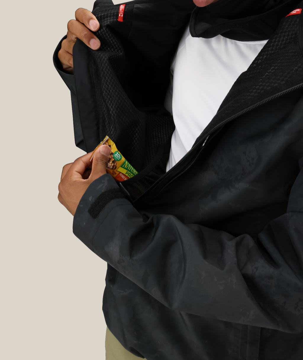 MENS GORE-TEX FRAGMENT SHELL ANORAK - BLACK HEMISPHERE