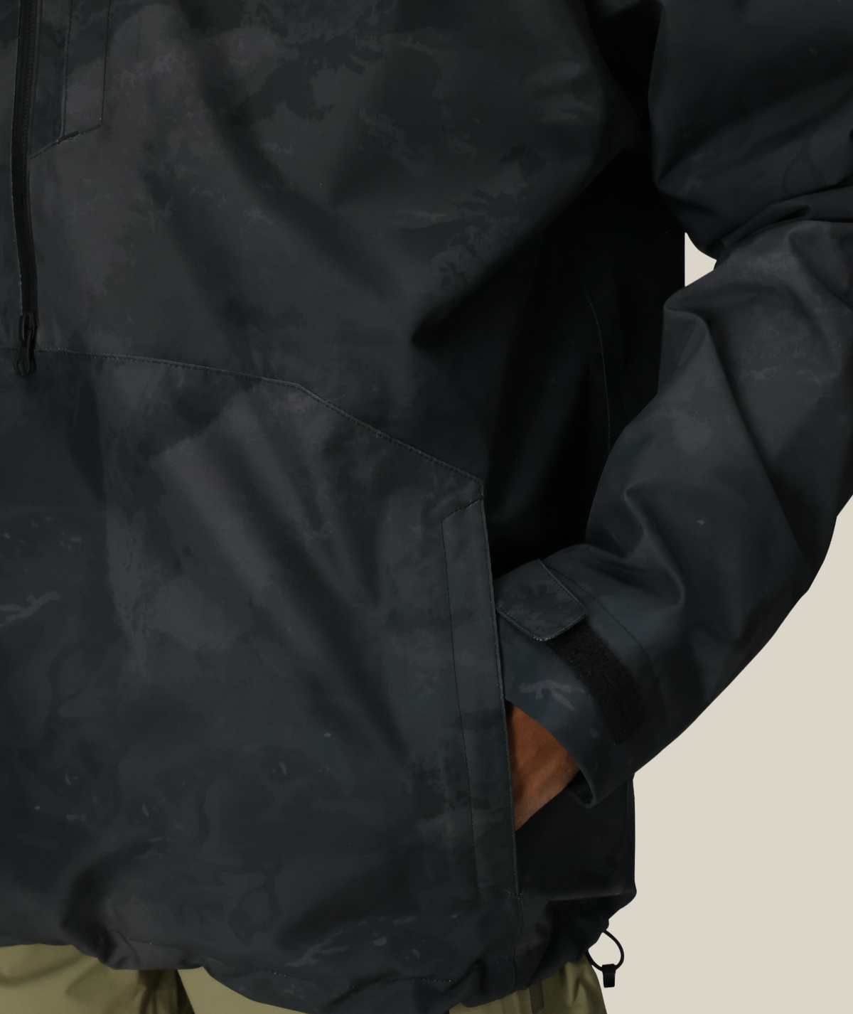 MENS GORE-TEX FRAGMENT SHELL ANORAK - BLACK HEMISPHERE
