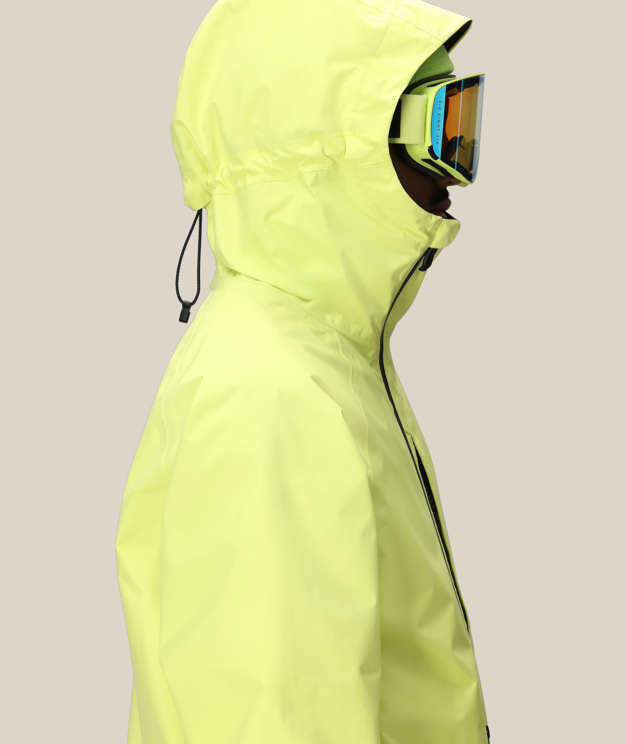 MENS GORE-TEX FRAGMENT SHELL ANORAK - DUSTY LIME