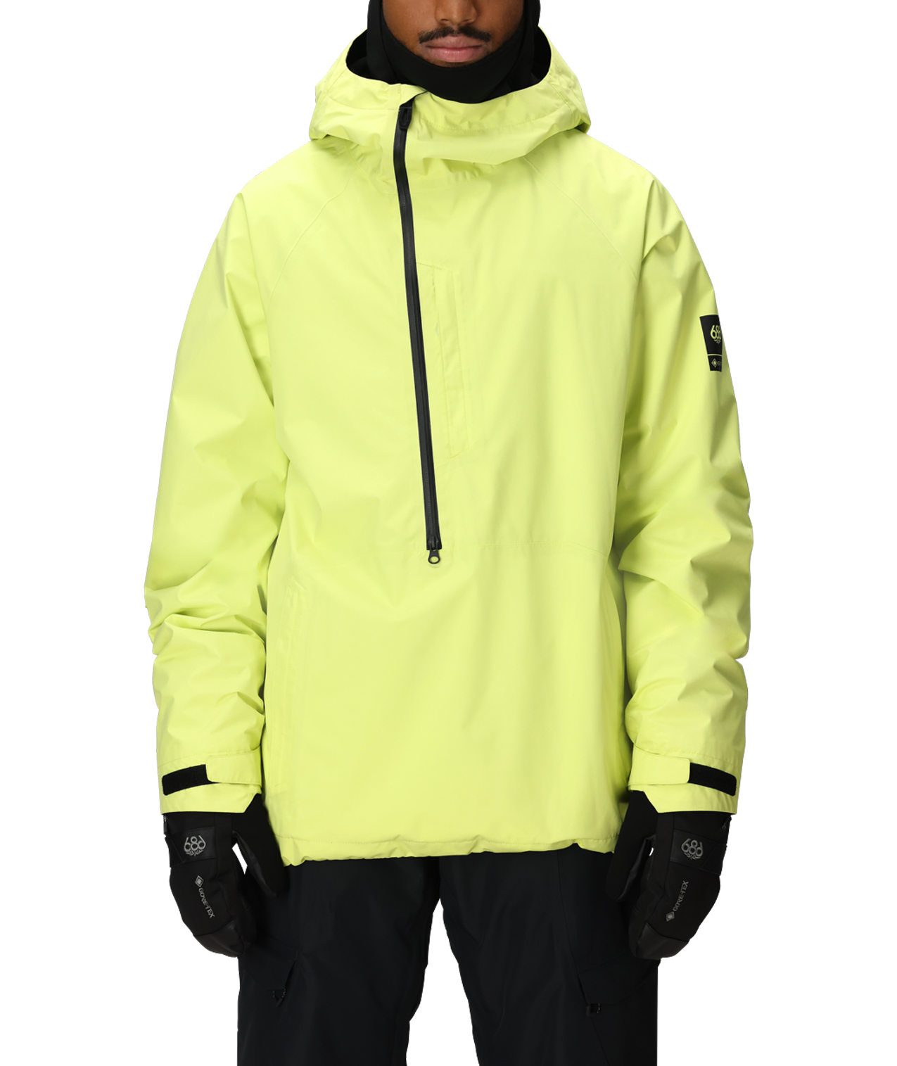 MENS GORE-TEX FRAGMENT SHELL ANORAK - DUSTY LIME