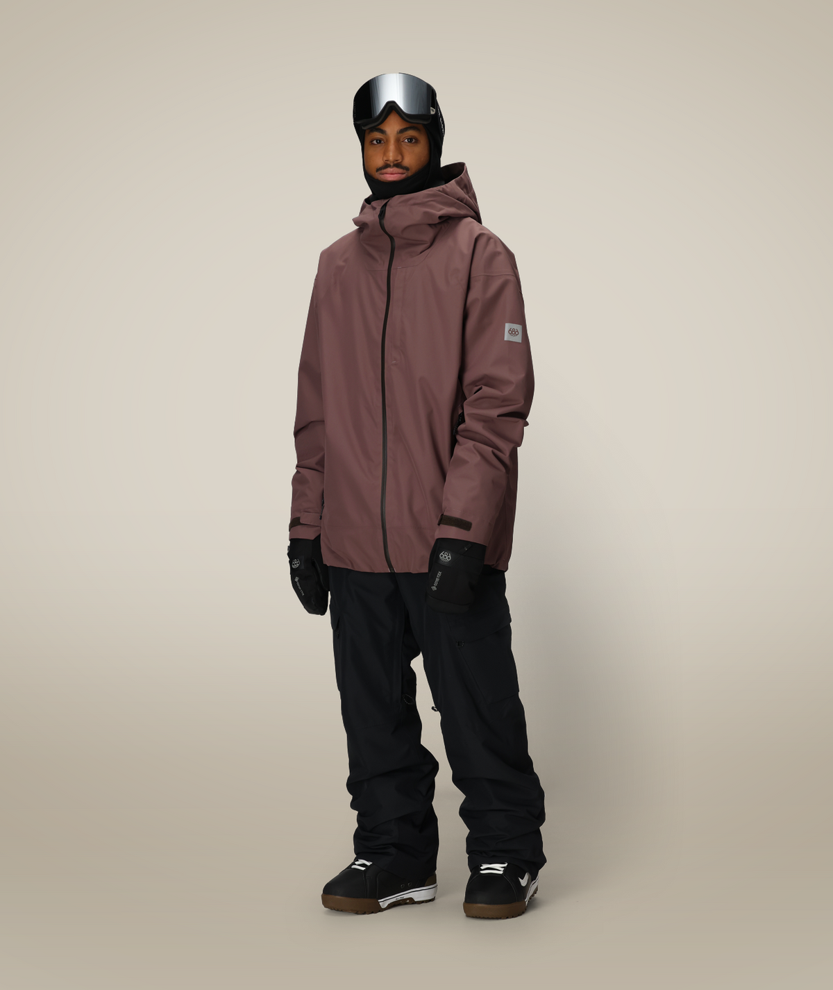 MENS GATEWAY SHELL JACKET - PEPPERCORN