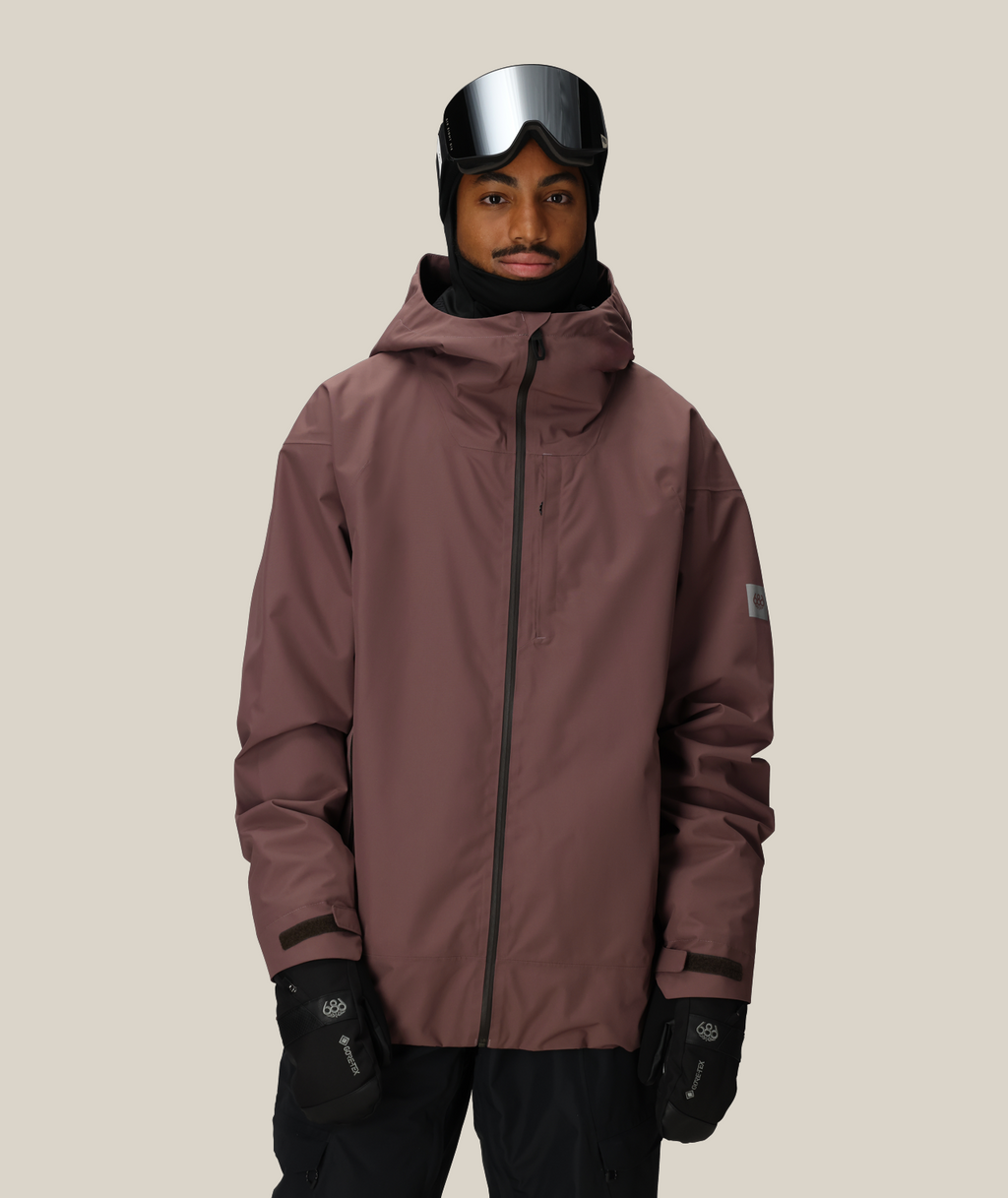 MENS GATEWAY SHELL JACKET - PEPPERCORN