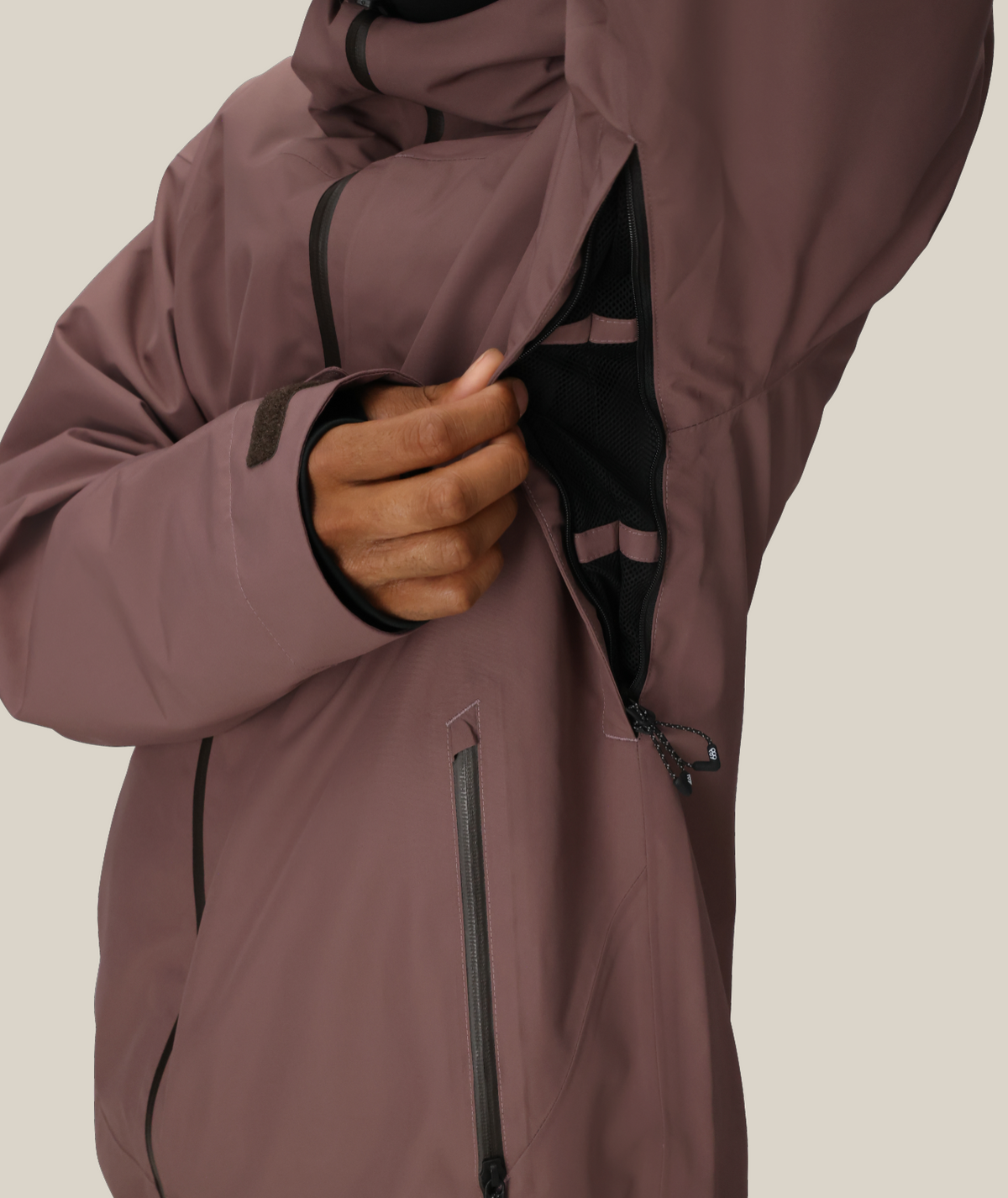 MENS GATEWAY SHELL JACKET - PEPPERCORN