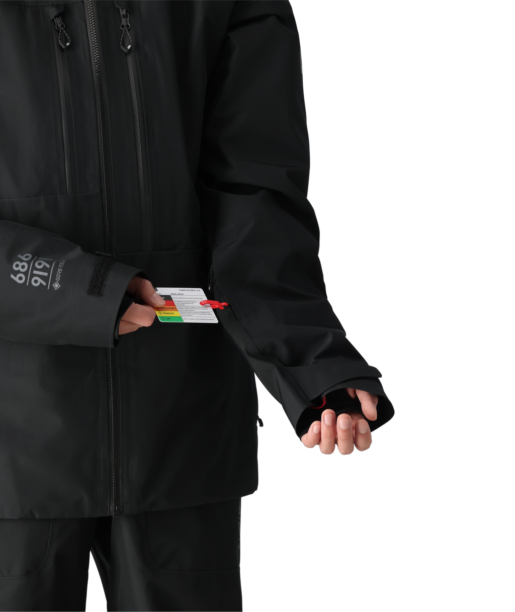 MENS GORE-TEX 3L ATV THERMAGRAPH® JACKET - BLACK