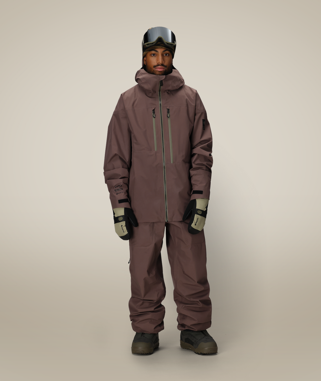 MENS GORE-TEX 3L ATV THERMAGRAPH® JACKET - PEPPERCORN