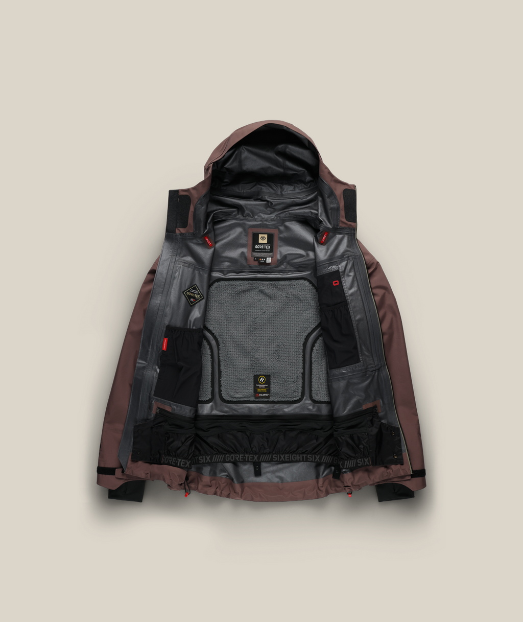 MENS GORE-TEX 3L ATV THERMAGRAPH® JACKET - PEPPERCORN