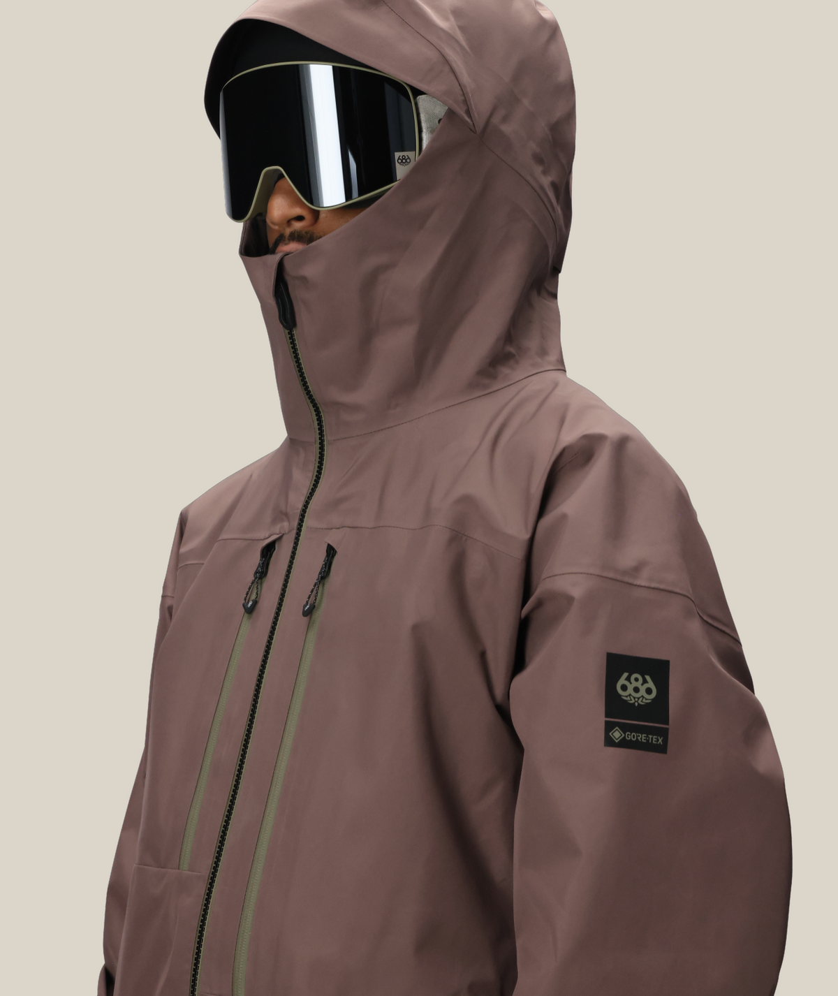 MENS GORE-TEX 3L ATV THERMAGRAPH® JACKET - PEPPERCORN