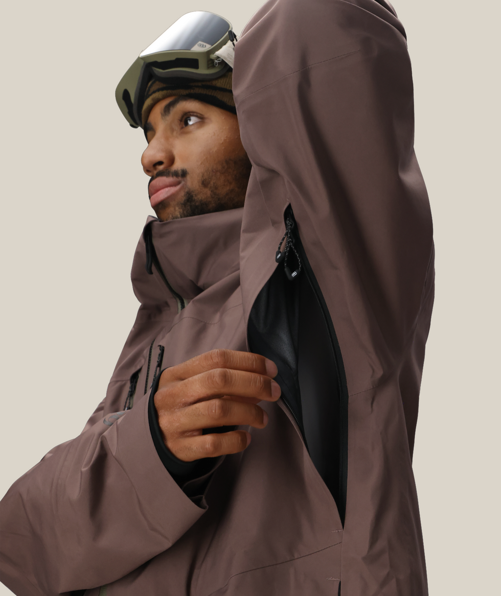 MENS GORE-TEX 3L ATV THERMAGRAPH® JACKET - PEPPERCORN