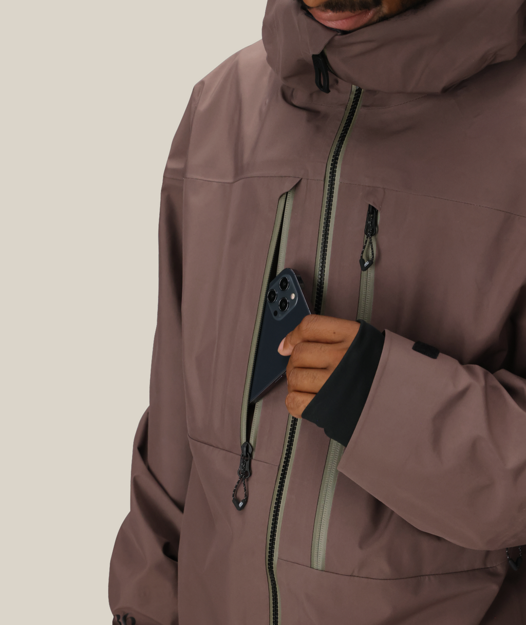 MENS GORE-TEX 3L ATV THERMAGRAPH® JACKET - PEPPERCORN