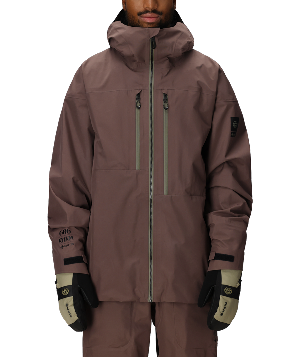 MENS GORE-TEX 3L ATV THERMAGRAPH® JACKET - PEPPERCORN