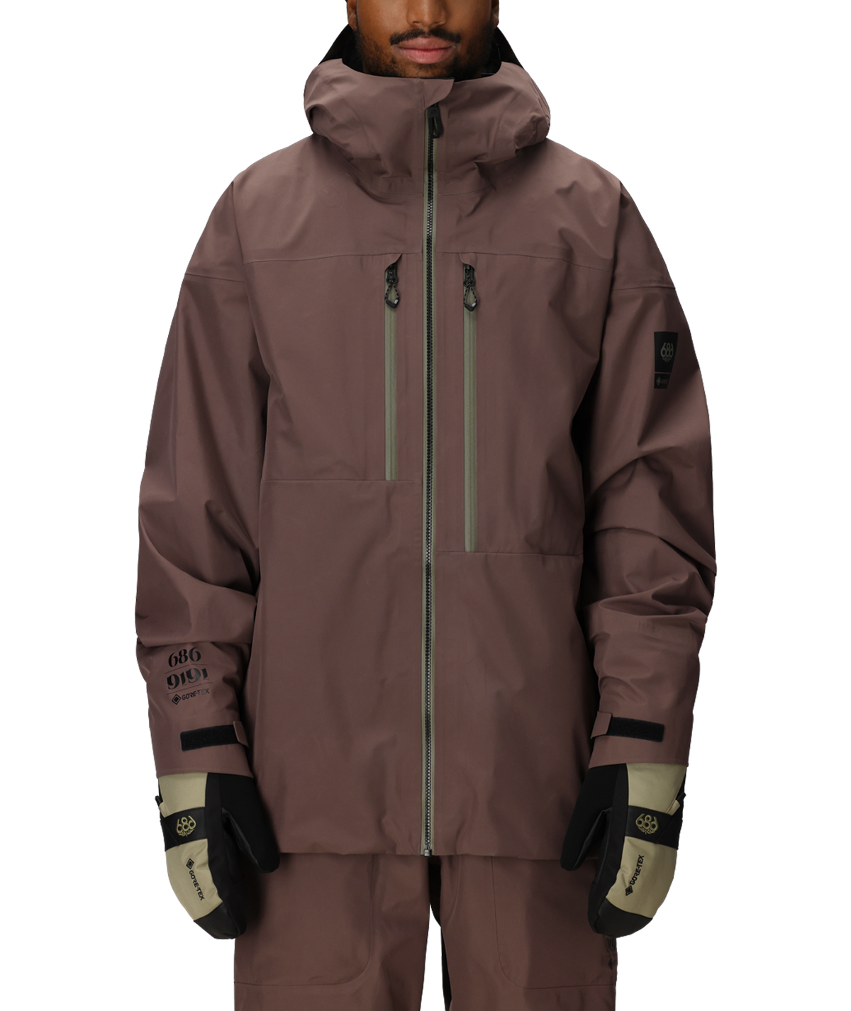 MENS GORE-TEX 3L ATV THERMAGRAPH® JACKET - PEPPERCORN
