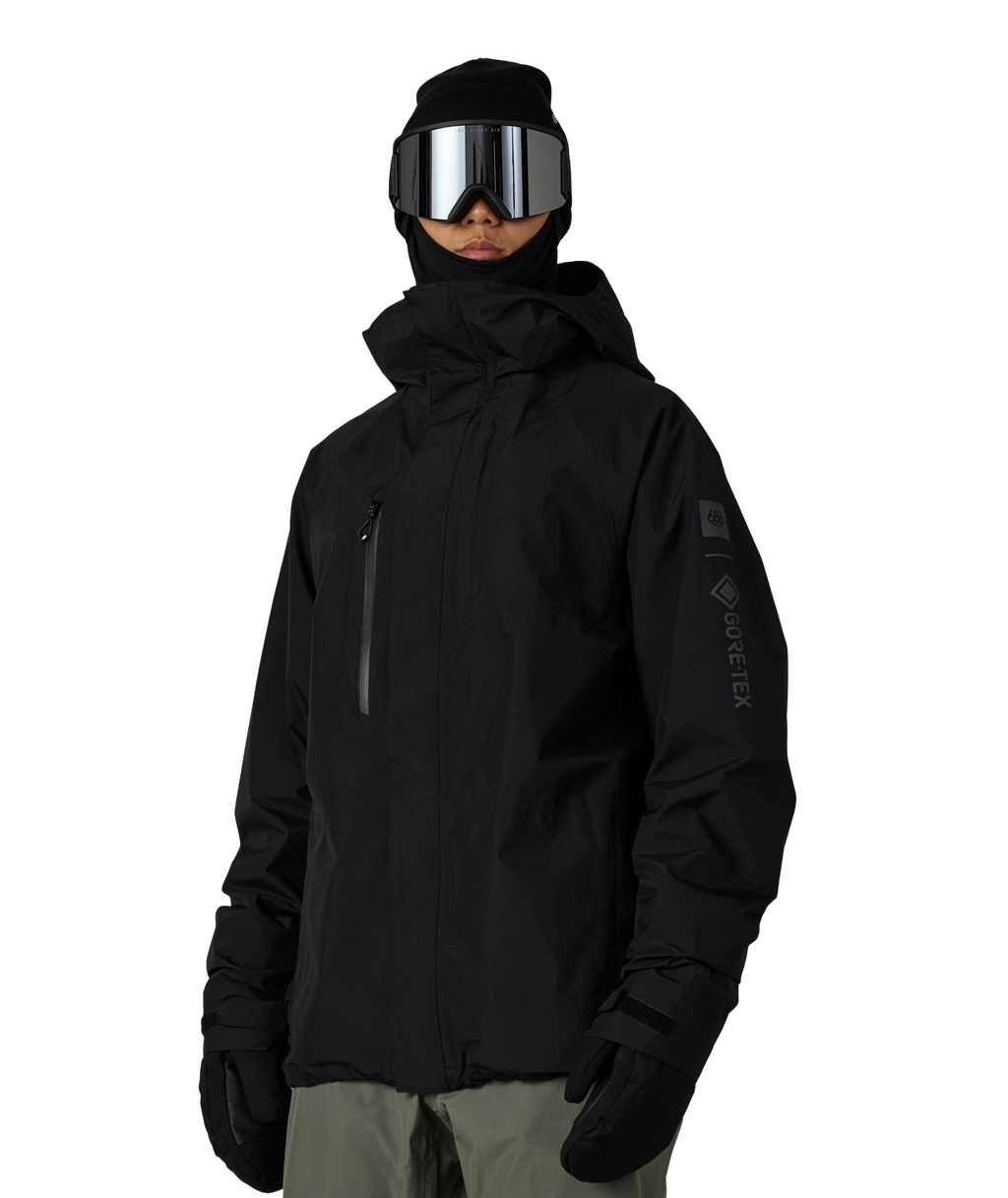 MENS GORE-TEX CORE INSULATED JACKET - BLACK