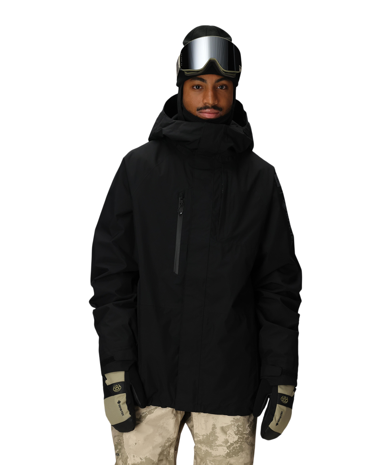 MENS GORE-TEX CORE INSULATED JACKET - BLACK