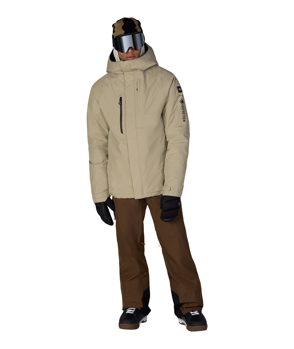 MENS GORE-TEX CORE INSULATED JACKET - KHAKI