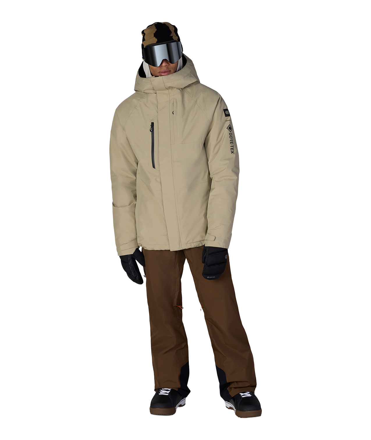 MENS GORE-TEX CORE INSULATED JACKET - KHAKI