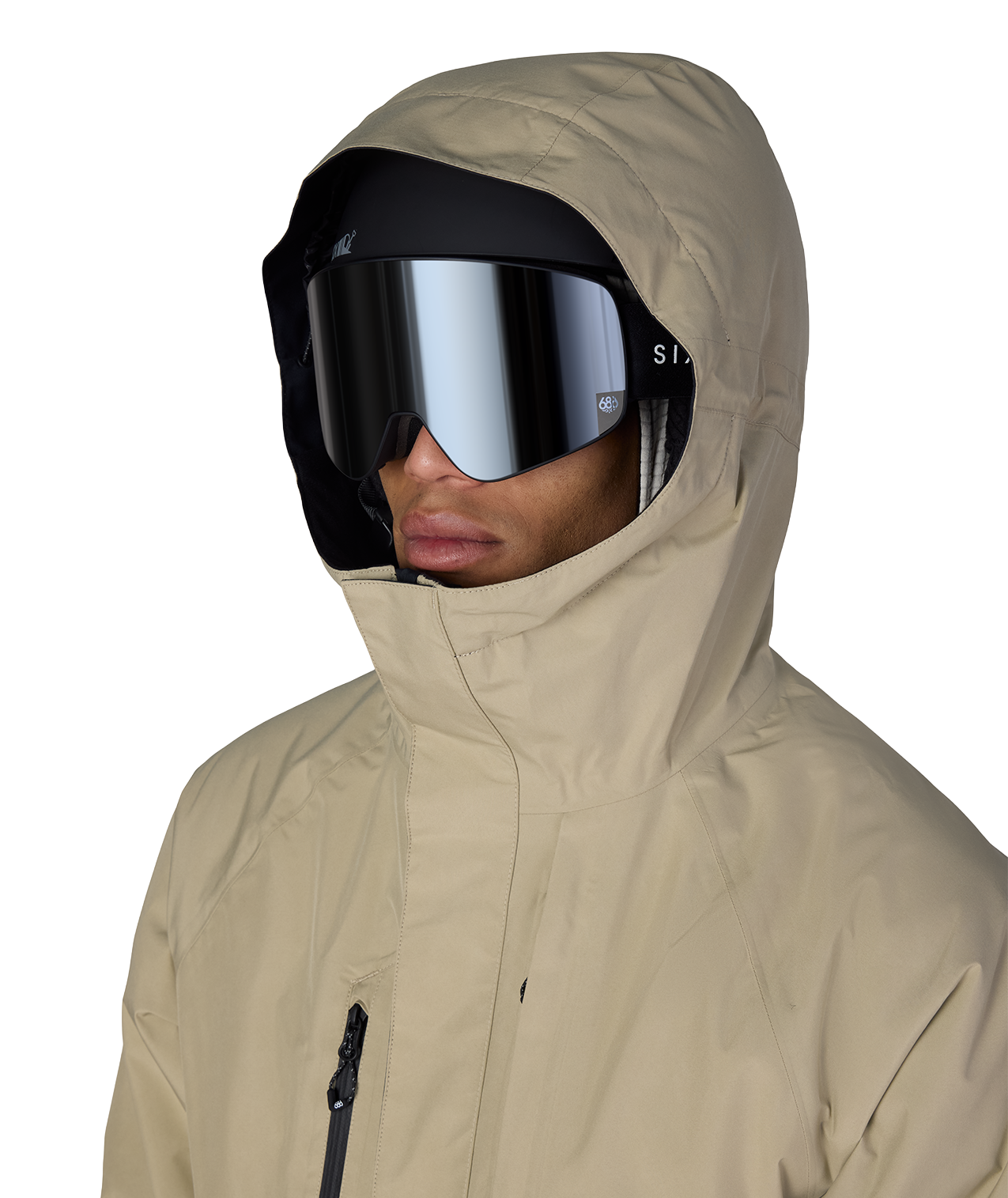 MENS GORE-TEX CORE INSULATED JACKET - KHAKI