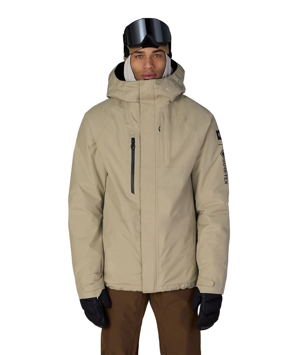 MENS GORE-TEX CORE INSULATED JACKET - KHAKI