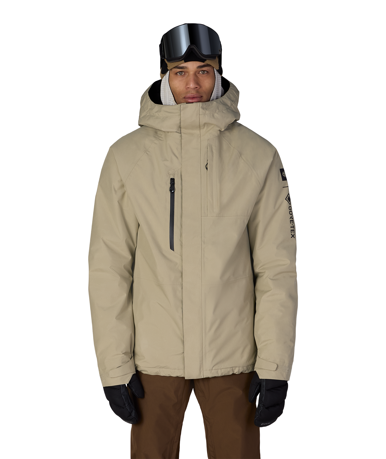 MENS GORE-TEX CORE INSULATED JACKET - KHAKI