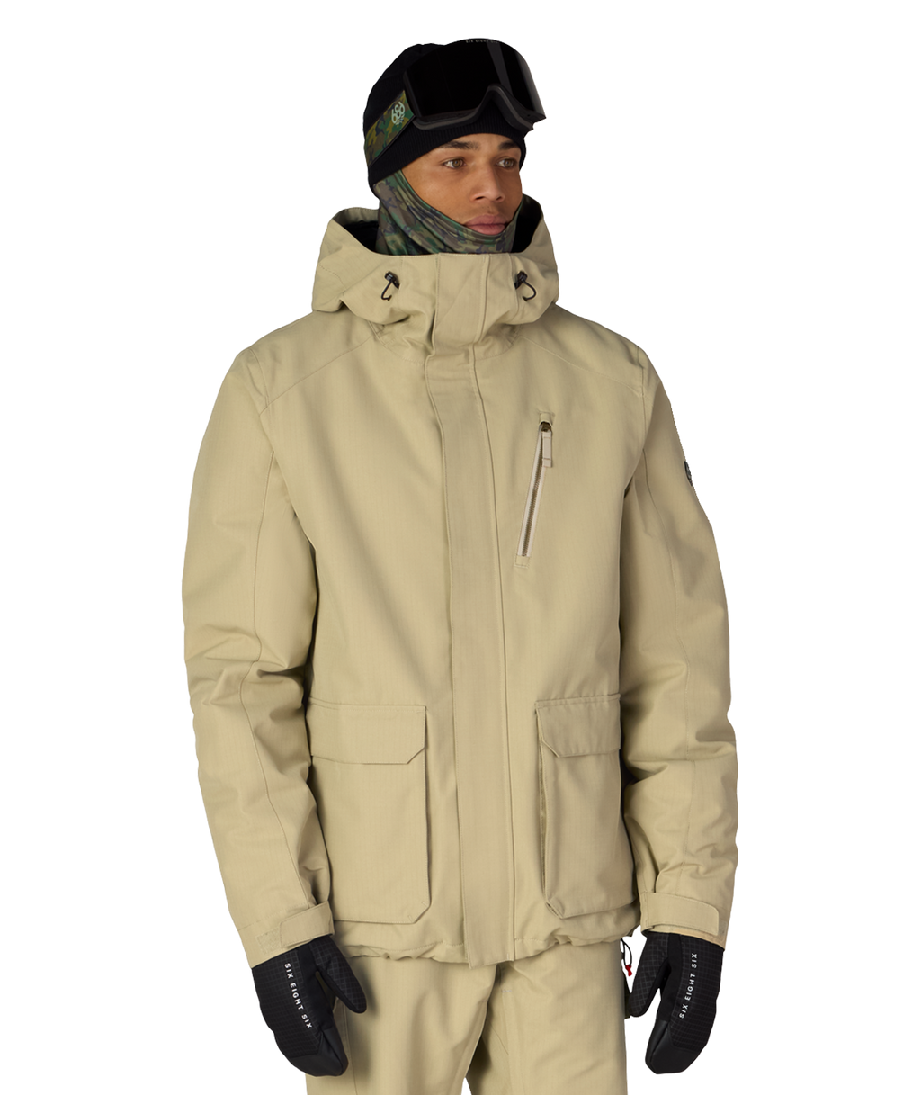 MENS NIGHTLINE™ INSULATED  JACKET - KHAKI RIPSTOP