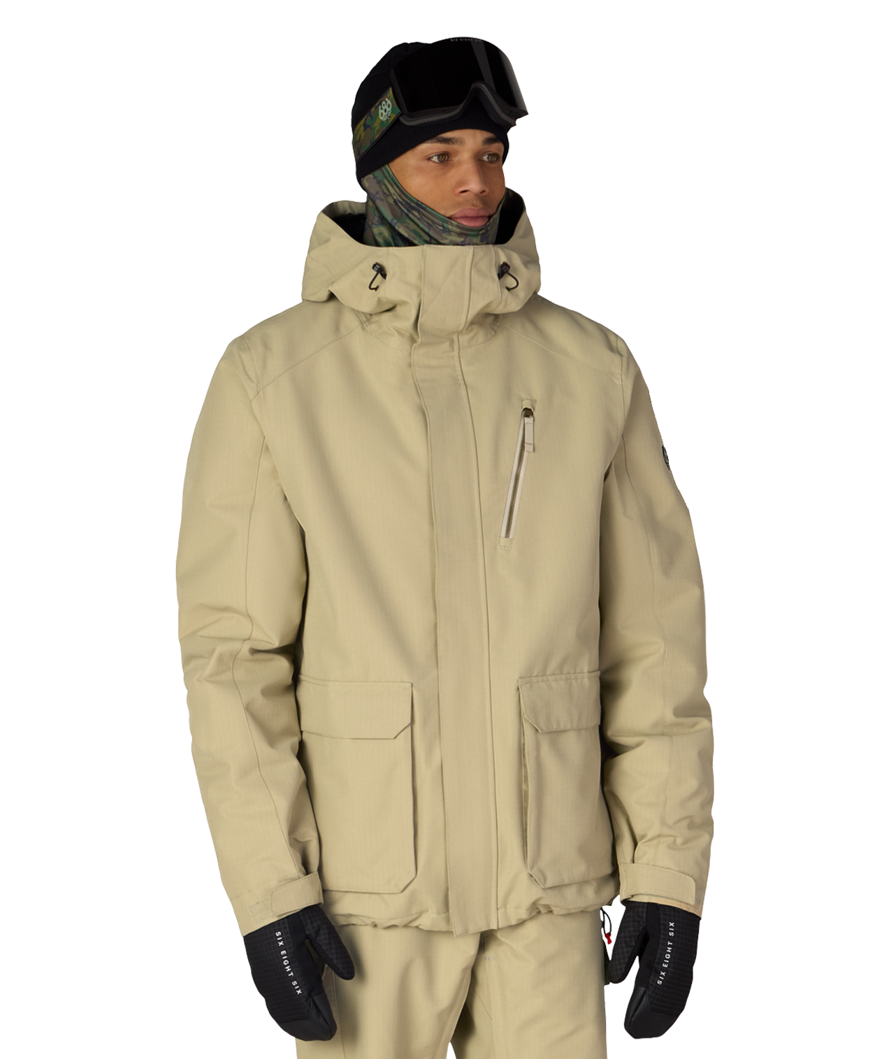 MENS NIGHTLINE™ INSULATED  JACKET - KHAKI RIPSTOP