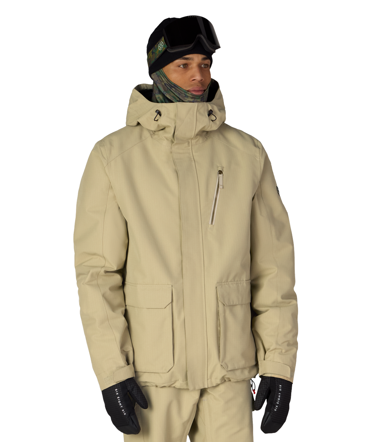 MENS NIGHTLINE™ INSULATED  JACKET - KHAKI RIPSTOP