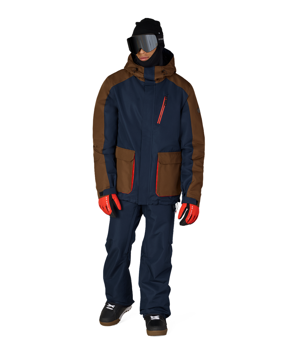 MENS NIGHTLINE™ INSULATED  JACKET - NAVY DK EARTH COLORBLOCK