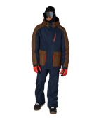 MENS NIGHTLINE™ INSULATED  JACKET - NAVY DK EARTH COLORBLOCK