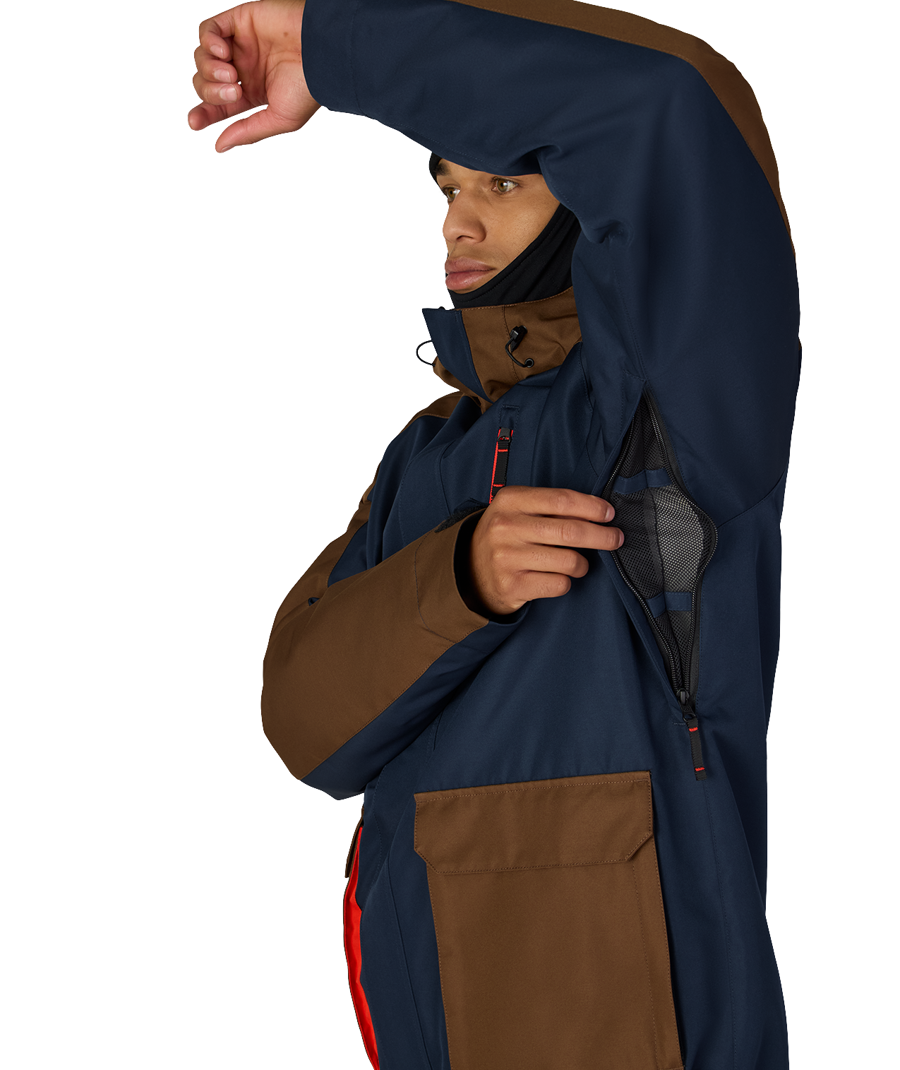 MENS NIGHTLINE™ INSULATED  JACKET - NAVY DK EARTH COLORBLOCK
