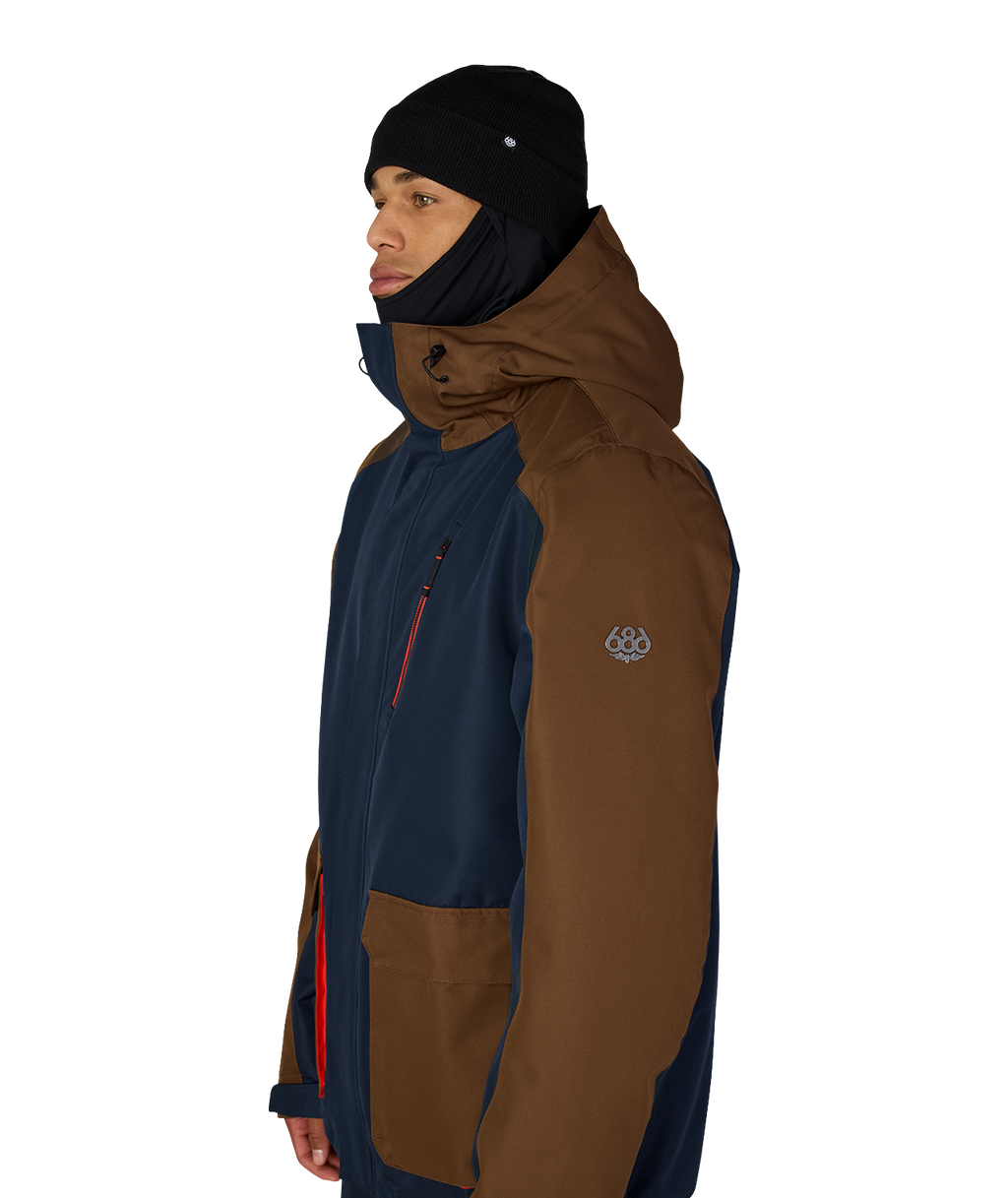 MENS NIGHTLINE™ INSULATED  JACKET - NAVY DK EARTH COLORBLOCK