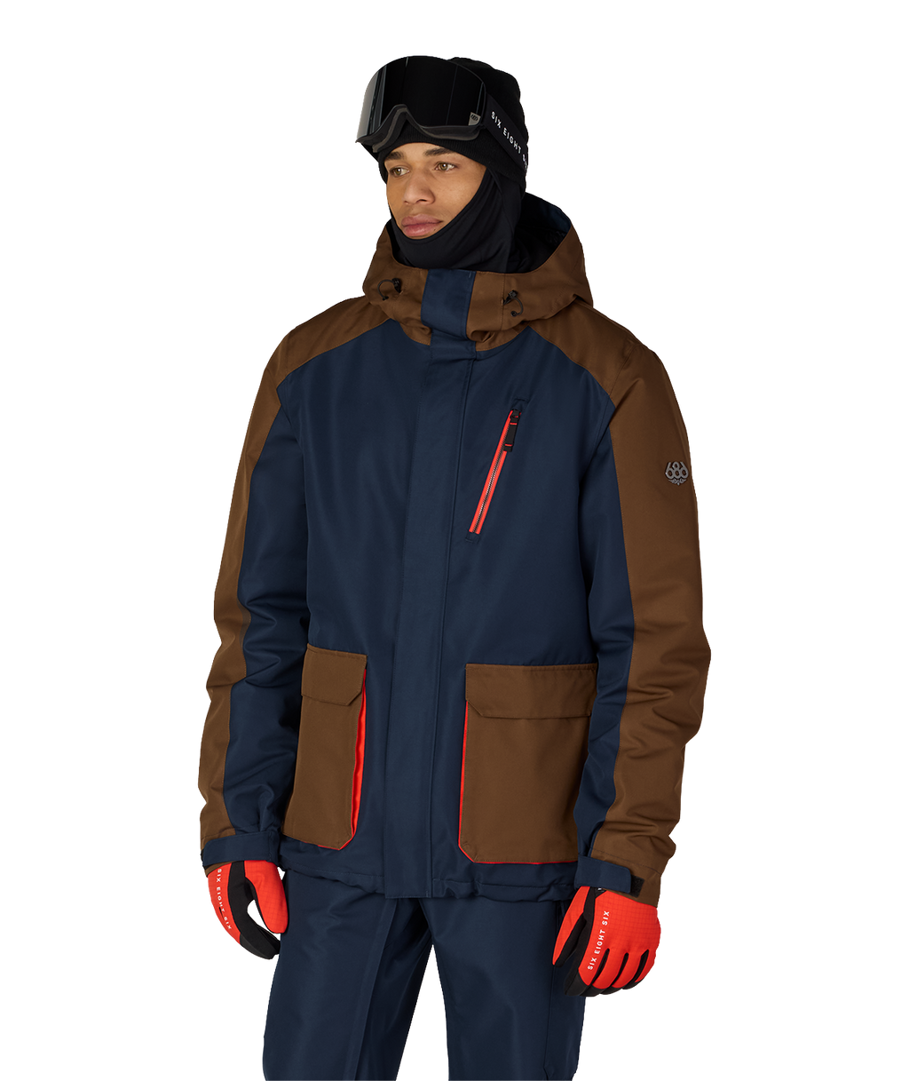 MENS NIGHTLINE™ INSULATED  JACKET - NAVY DK EARTH COLORBLOCK