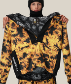 MENS 686 SUBLIME SHELL ANORAK - SUBLIME ORANGE TIE DYE