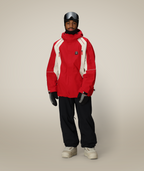 MENS 2002 X3 SHELL JACKET - TRUE RED COLORBLOCK