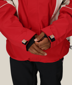 MENS 2002 X3 SHELL JACKET - TRUE RED COLORBLOCK