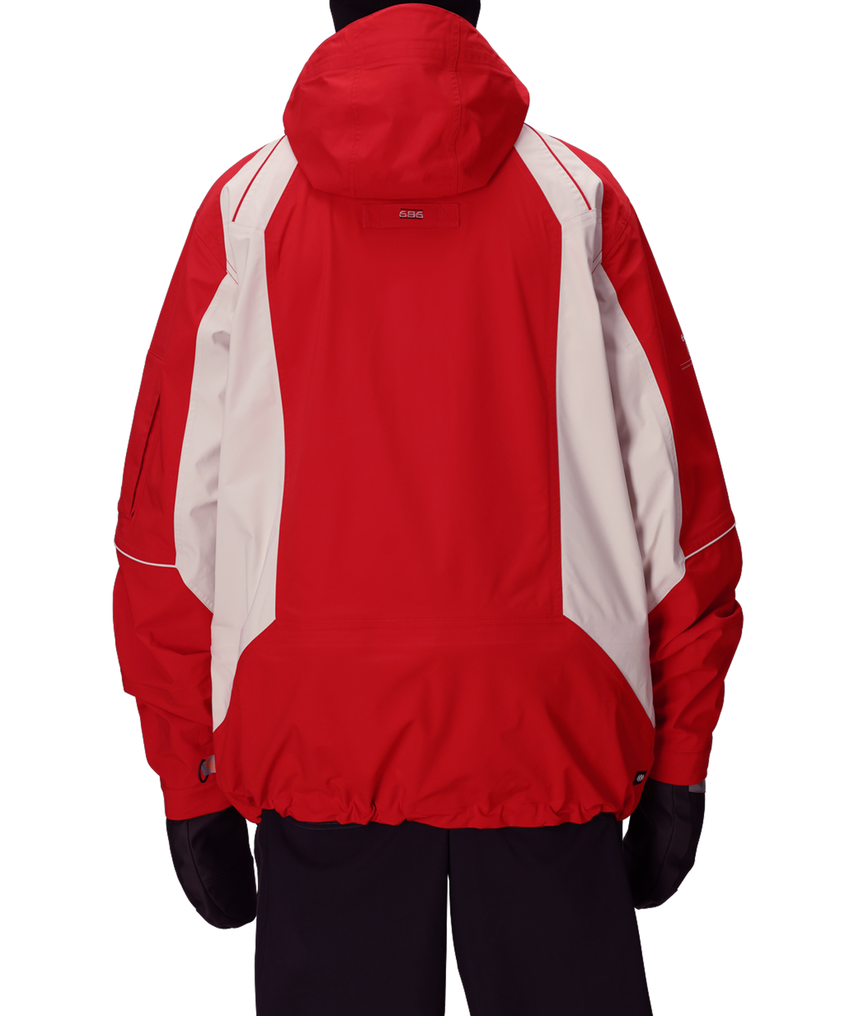 MENS 2002 X3 SHELL JACKET - TRUE RED COLORBLOCK