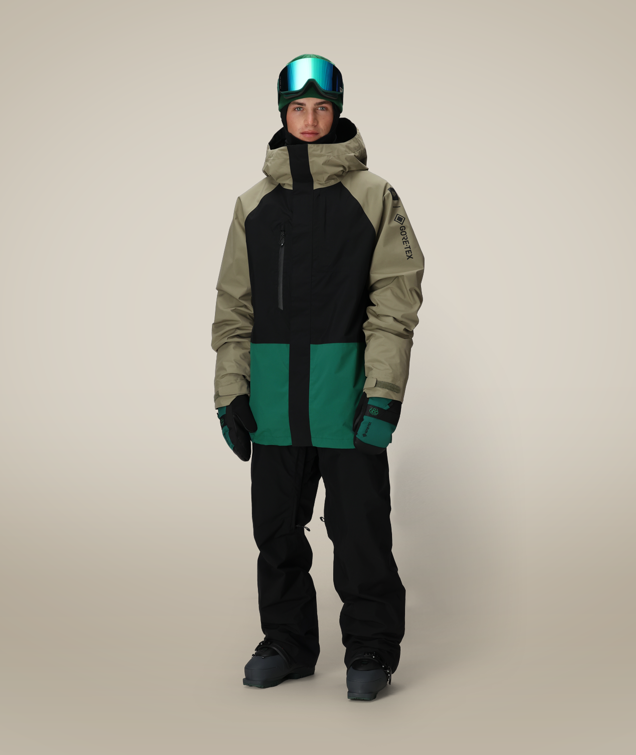 MENS GORE-TEX CORE SHELL PANT - BLACK