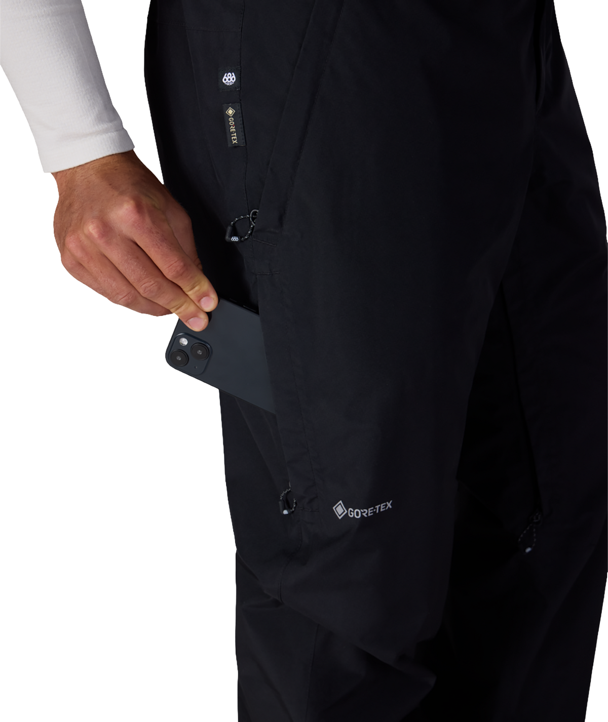 MENS GORE-TEX CORE SHELL PANT - BLACK
