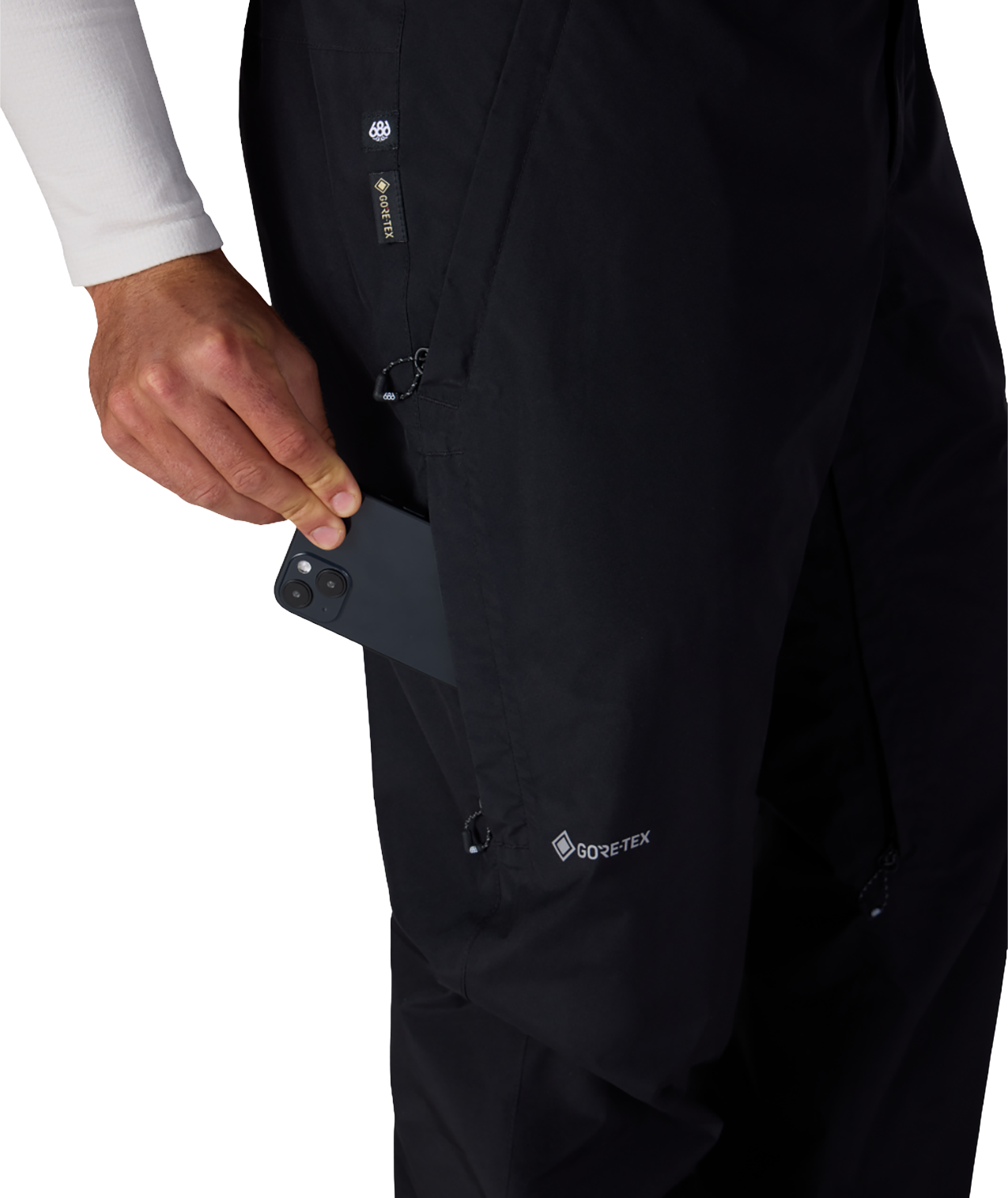 MENS GORE-TEX CORE SHELL PANT - BLACK