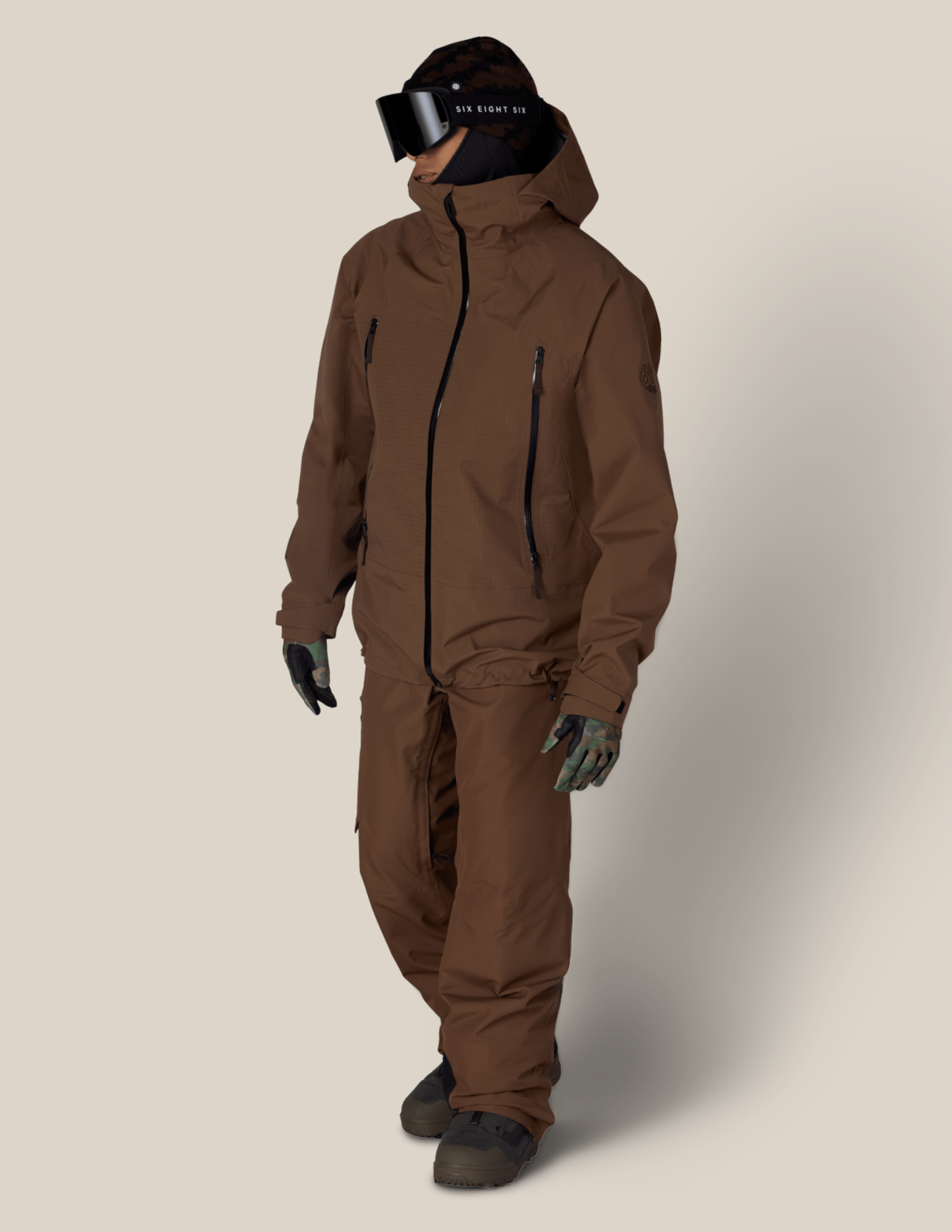 MENS GORE-TEX CORE SHELL PANT - DARK EARTH
